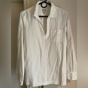 Jcrew soft cotton popover